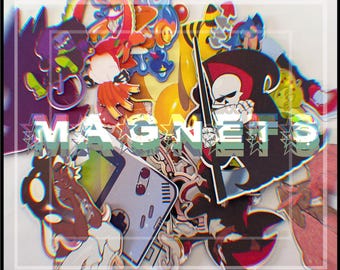 ASSORTED CHARACTER MAGNETS