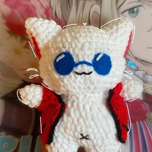 Gojo Cat Plush | Jujutsu Kaisen Plush | Anime Lover | Gojo Anime Lover | JJK Plushies | Satoru Gojo