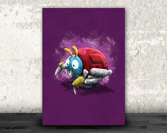Motobug from Sonic The Hedgehog – Classic Art Print