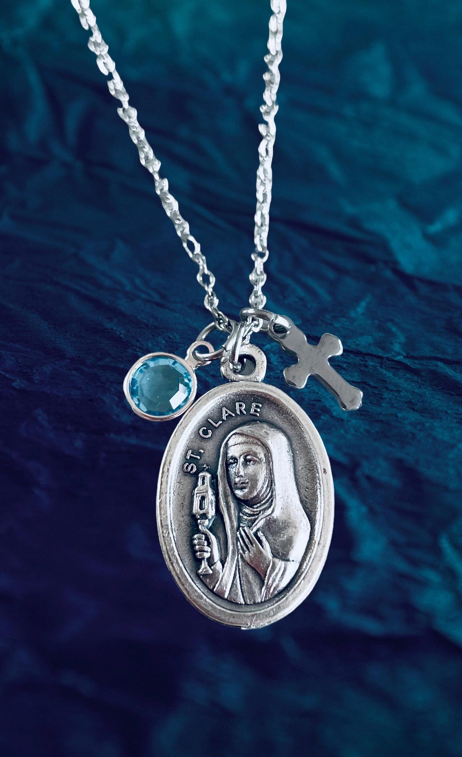 St Clare Medal - Etsy Canada