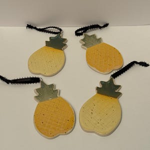 Ornaments - Handmade Ceramic - Pineapples