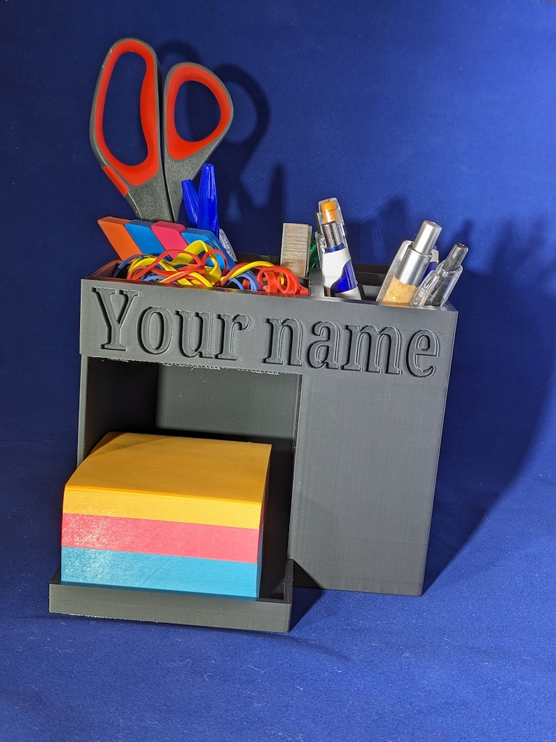 Personalized desk organizer etsy