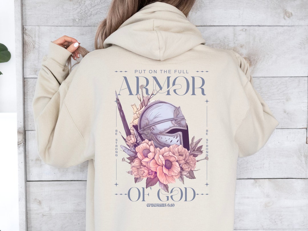 Armor of God Hoodie Trendy Hoodie Christian Crewneck Christian Etsy