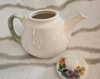 Vintage Teekanne, Floral von Franziskaner 8 Tassen Teekanne