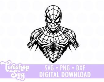 Spider-man Svg, Spiderman decoration Svg, Hero Svg, Png, Dxf, Cut files for Cricut, Silhouette, COD007