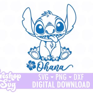 Stitch Svg, Ohana Svg, Stitch Family Svg, Cut files for Cricut and Silhouette, COD027