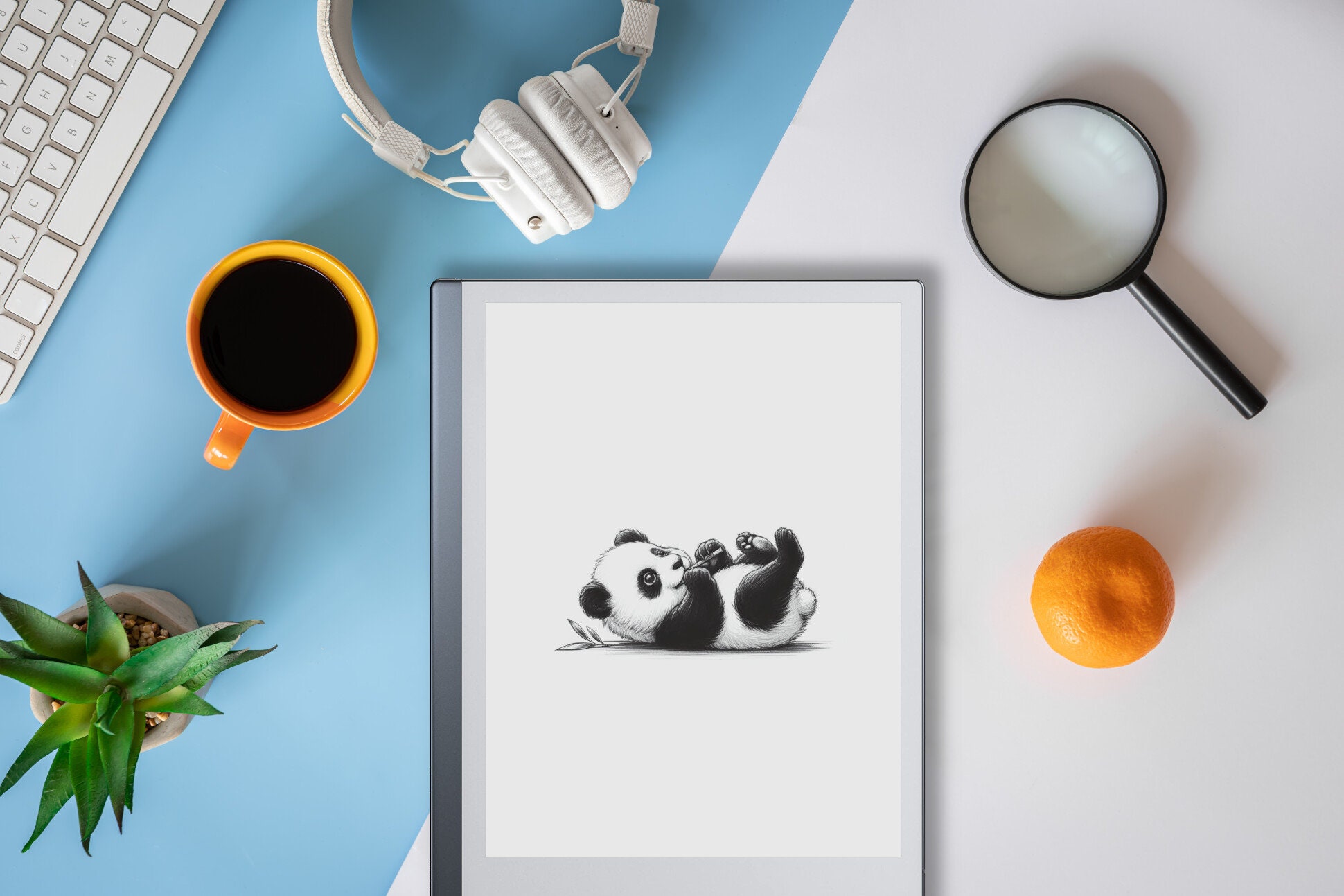 Playful Panda, Remarkable 2 Sleep Screen, Supernote and BOOX