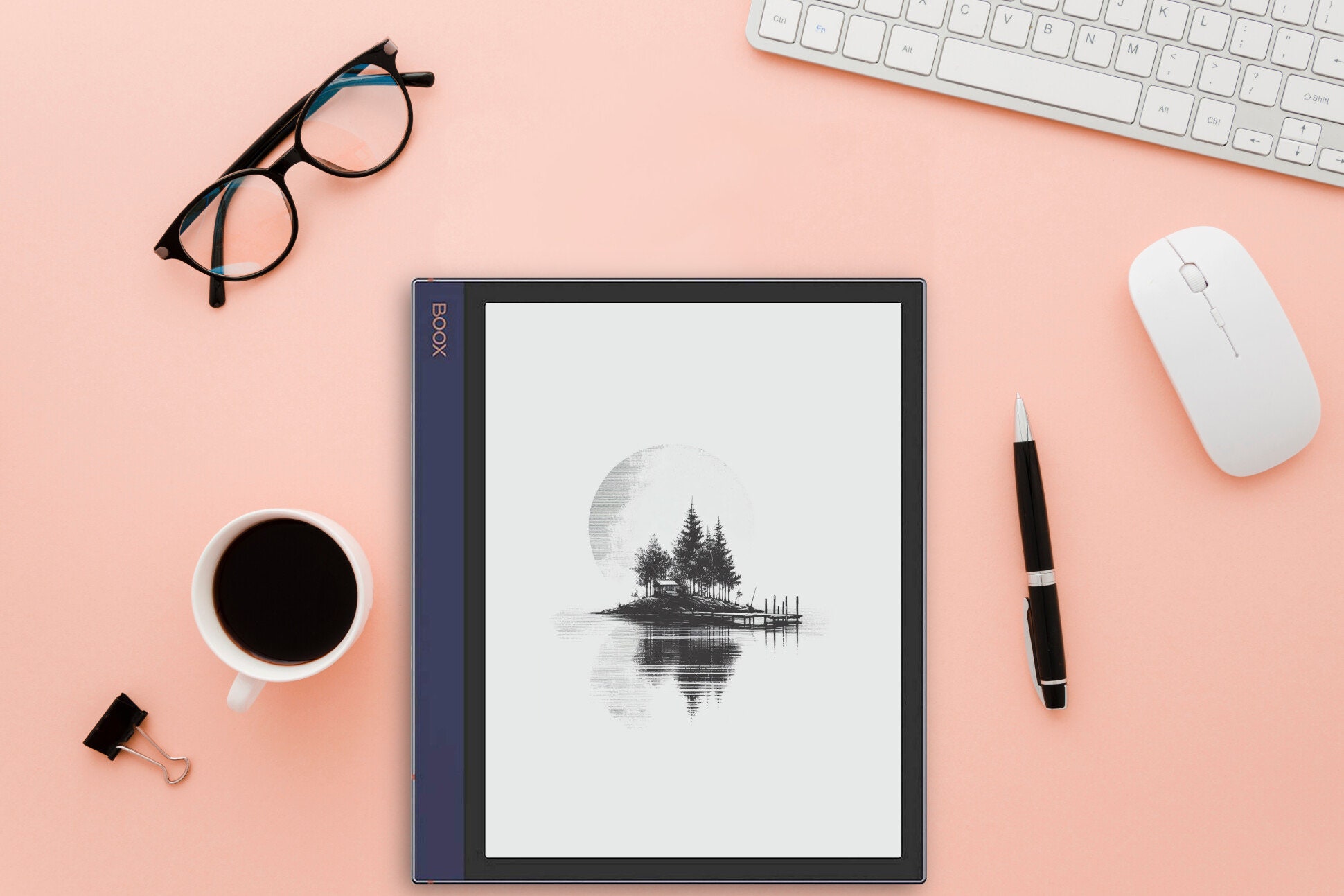 Moonlit Serenity, Remarkable 2 Sleep Screen, Supernote and BOOX