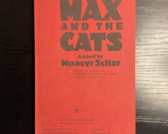 Max and the Cats Moacyr Scliar Uncorrected Proof ARC First American Edition 1990