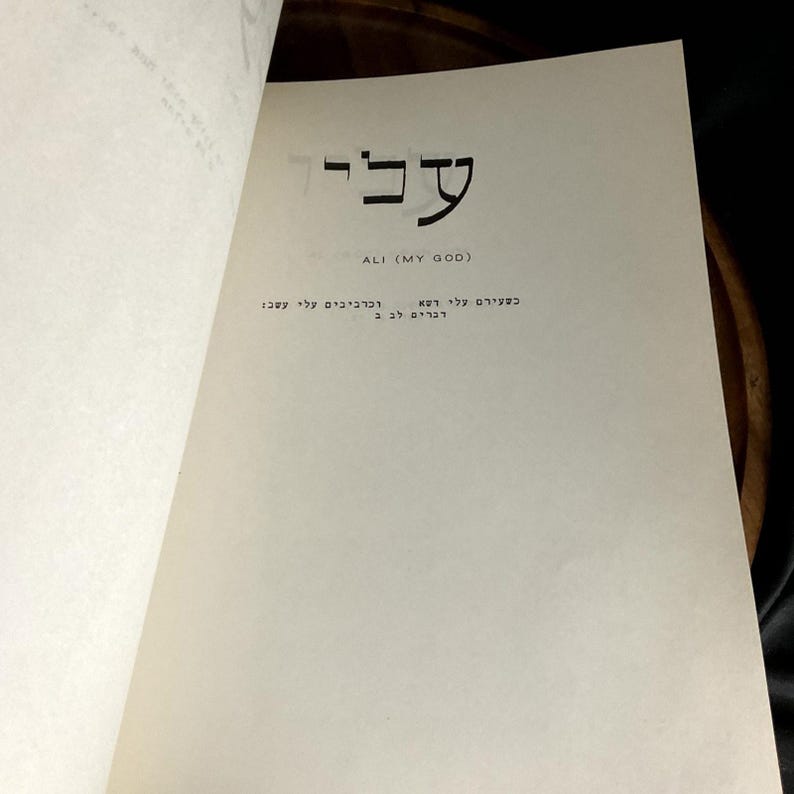 Work of the Chariot Vol 7 Book of the Names 1971 Leather Kabbalah Hebrew Occult image 7