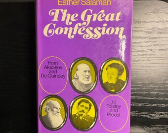 The Confession, Esther Salaman, 1973 1st Edition Penguin HCDJ | 1970s First Edition Dust Jacket Hardcover
