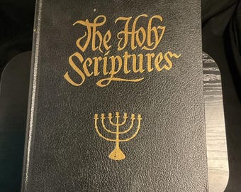 The Holy Scriptures New Translation J.J. Little & Ives 1960 Judaic