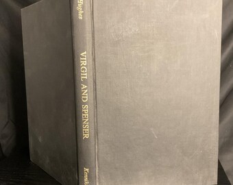 Virgil and Spenser Merritt Y. Hughes 1969 Reissue Hardcover Literary Criticism | 1960s Classic Literature