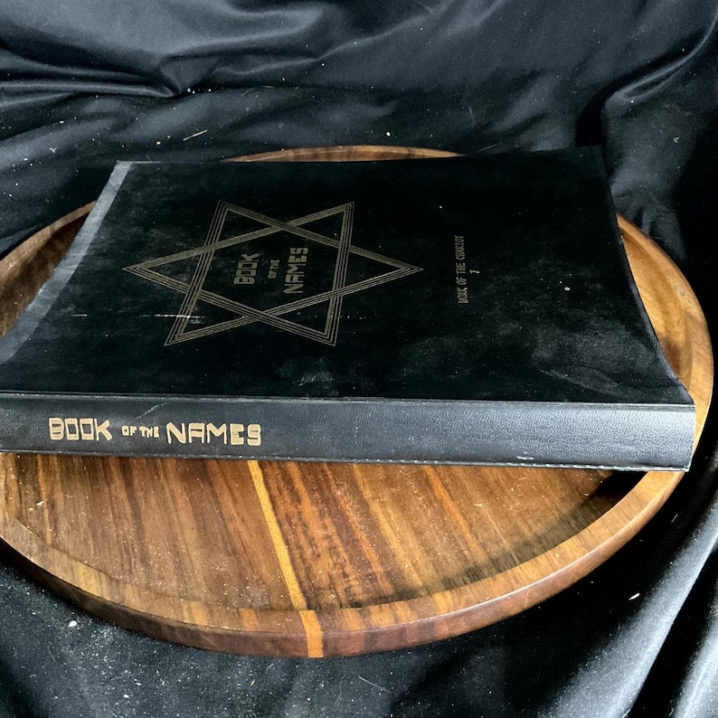Work of the Chariot Vol 7 Book of the Names 1971 Leather Kabbalah Hebrew Occult image 10