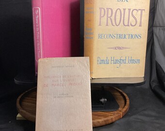 Marcel Proust 3 Book Lot Biography Literary Guides Legacy Classic Literature | Hardcover