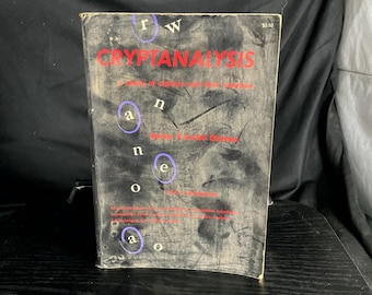 Cryptanalysis Helen Fouche Gaines 1956 Dover Edition Ciphers Codes