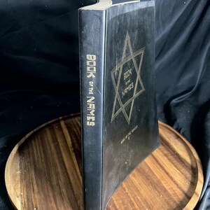 Work of the Chariot Vol 7 Book of the Names 1971 Leather Kabbalah Hebrew Occult image 2