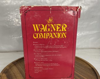 The Wagner Companion Mander Mitchenson Richard Wagner Operas Guide Hardcover