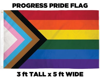 Bandiera dell'orgoglio del progresso