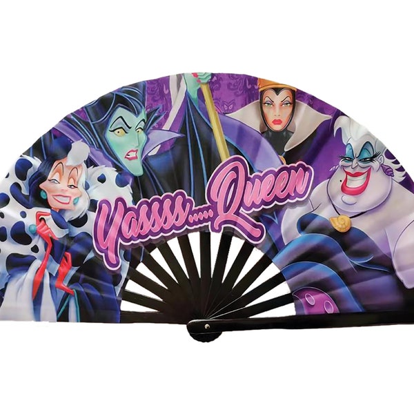 Yasss Queen Bamboo Clack Fan Hand Fan