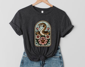Serpente pitone, Camicia serpente tradizionale, Mamma serpente, Regalo serpente, Regalo per animali domestici, Regalo amante del serpente, T-shirt serpente, Regalo amante dei rettili
