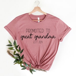 Great Grandma Shirt, Great Grandma, New Great Grandma, Great Grandma Gift, Mother&#39;s Day Gift for Great Grandma, Custom Great Grandma Shirt
