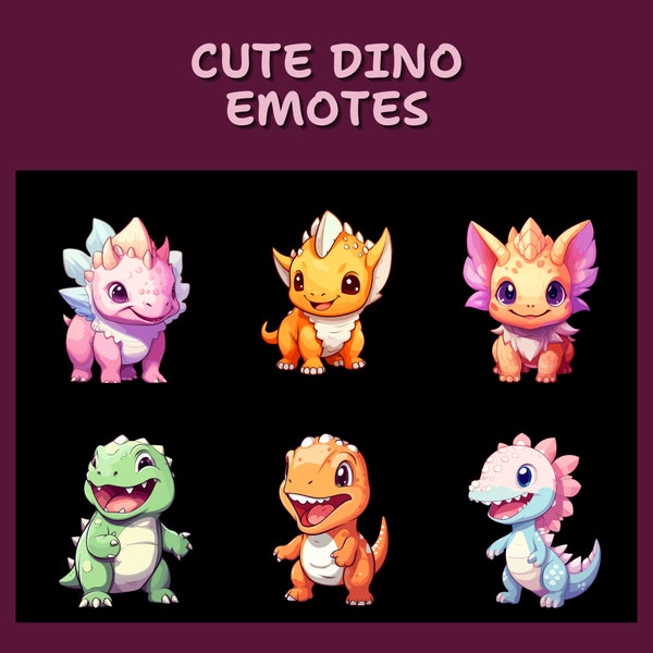 Cute Dino Emotes