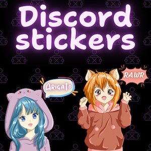 Anime Girl Discord Stickers