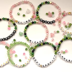 Wicked Musical Inspired Handmade Words Friendship Bracelets