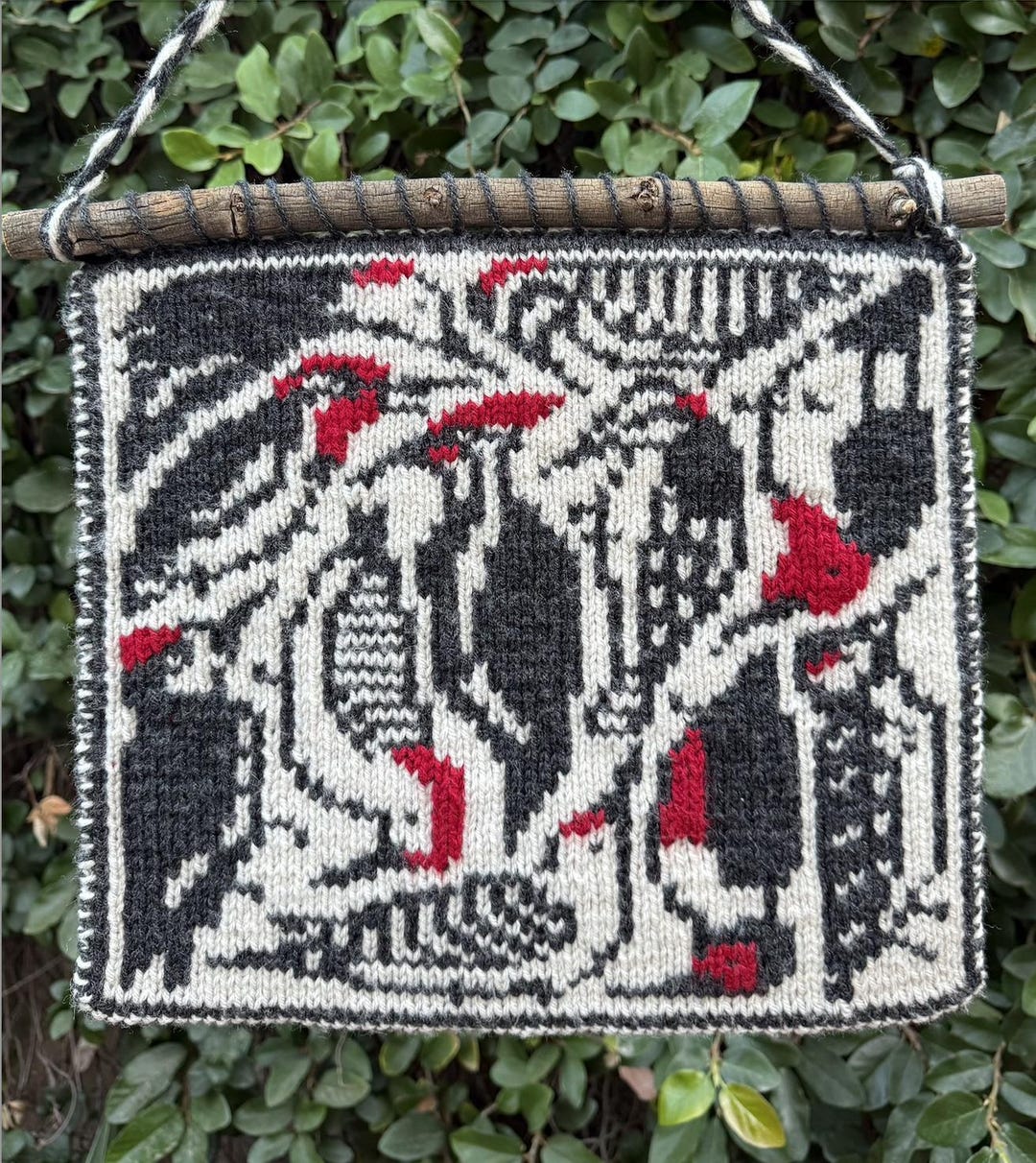 Tapestry Patterns.pdf PDF Pattern - Woodpeckers Double Knit Tapestry - Etsy