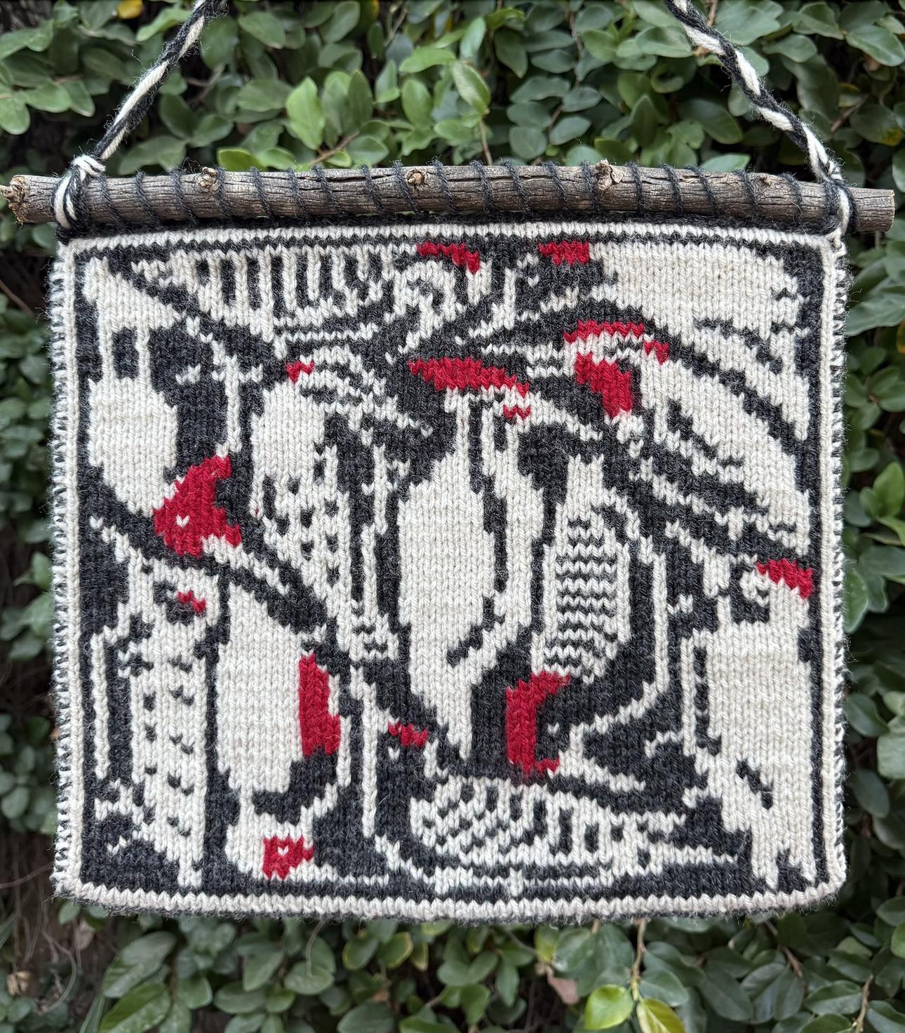 Tapestry Patterns.pdf PDF Pattern - Woodpeckers Double Knit Tapestry - Etsy