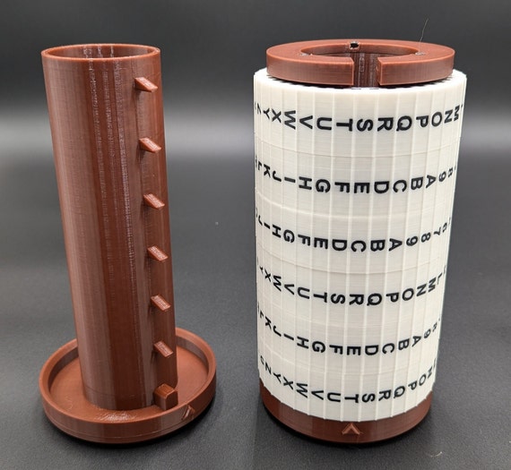 3d Printed Customizable Cryptex/puzzle Box (multiple Sizes