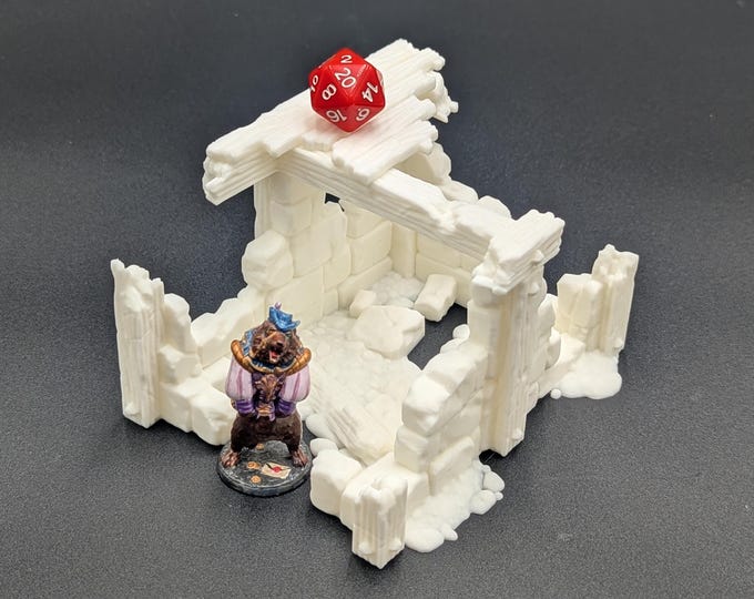 Ruined Barn Terrain from the Jagerholm Collection by Dark Fantastic Mills