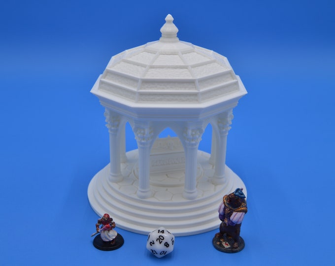 Pavilion Building/Terrain for TTRPG or Wargame (Model by Antigone Miniatures)