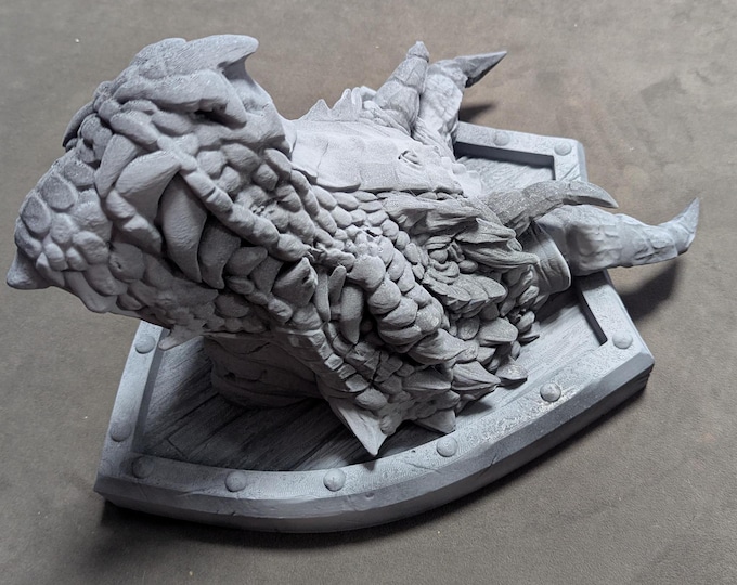 True Dragon Hunter's Trophy (Model by STLFlix)