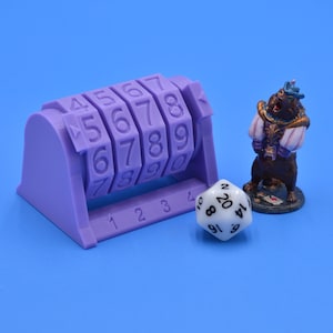 Spell Slot Dial Tracker (4 Digit) for Dungeons and Dragons
