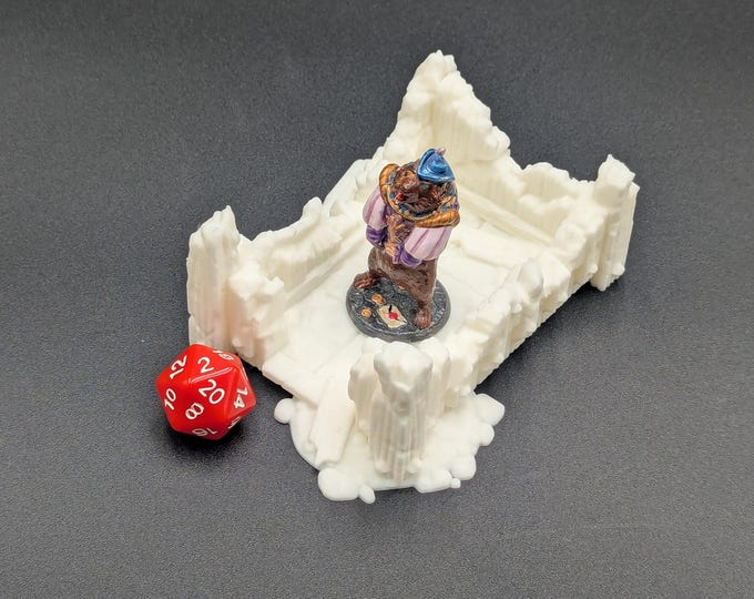 Ruined Viking House (Small) Terrain from the Jagerholm Collection by Dark Fantastic Mills