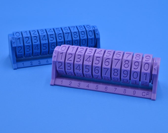 Spell Slot and Class Feature Dial Tracker (10 Digit) for Dungeons and Dragons