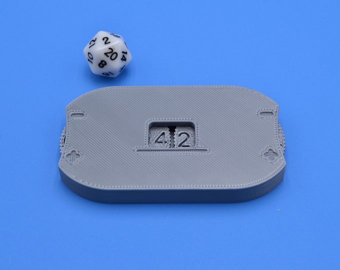 2 Digit Flat Counter Dials (Compact)
