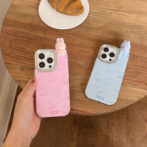 3d Cartoon Labubu Pop Foriphone 11/12/13/14/15/16 Serie Telefoon Case All Inclusive Anti Drop Leuke Mode Telefoon Bescherming Case