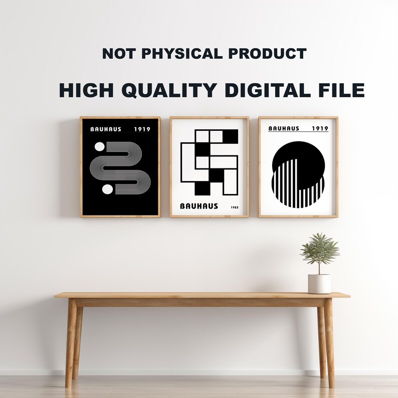 Bauhaus Art Print | Instant Download Digital Decor for Home & Office ...