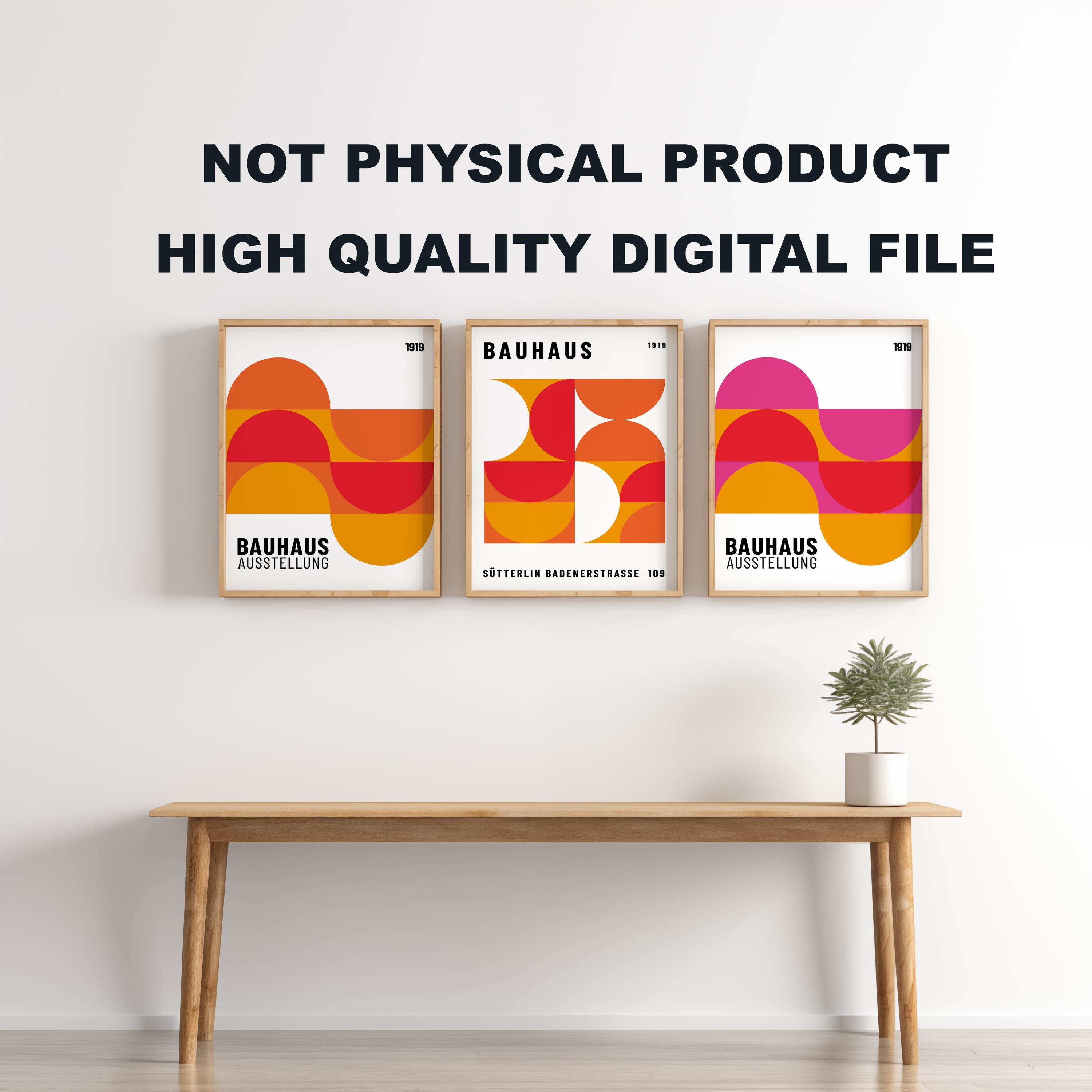 Bauhaus Art Print | Instant Download Digital Decor for Home & Office ...