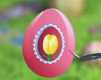 Spring Egg Decal Sticker - Waterproof Decal, Laptop Sticker, Easter Gift and Teacher Gift