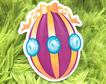 Diamond Egg Decal Sticker - Waterproof Decal, Laptop Sticker, Easter Gift and Teacher Gift