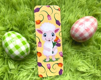 Cute Easter Lamb Bookmark - Perfect Book Lover Gift, Easter Gift and Teacher Gift