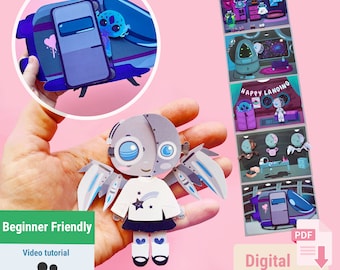 Printable Craft Kit: Paper Dolls & Space Adventures