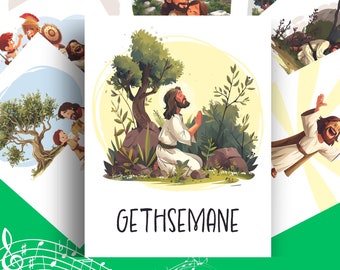 Gethsemane Primary Singing Time Song Chart | LDS Primary Chorister Helps | Song Pictures | Digital Download