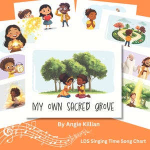My Own Sacred Grove Singing Time Song Chart | LDS Primary Chorister Helps | Song Pictures | Digital Download