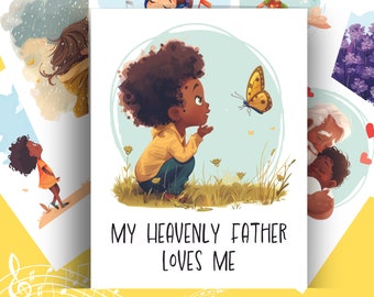 My Heavenly Father Loves Me LDS Primary Singing Time Song Chart (Digital Download)