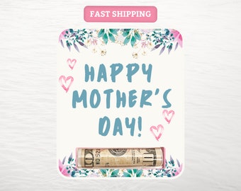 Mother's Day Money Card Holder: Unique Mom Gift
